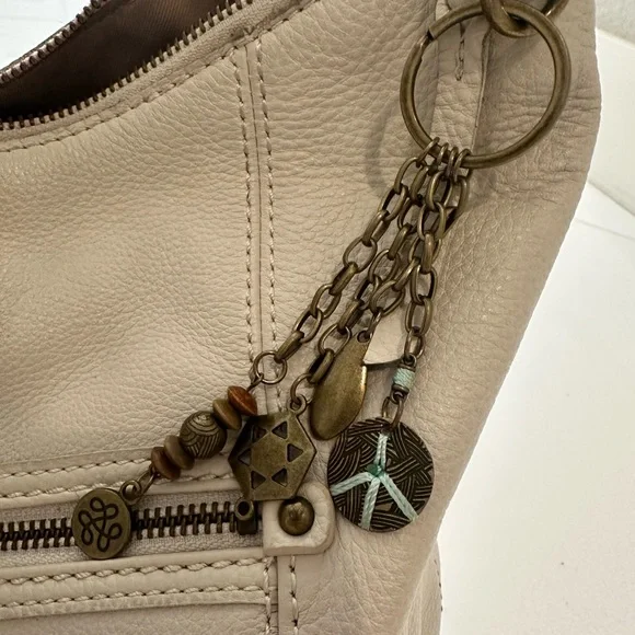The Sak pebbled Leather Sequoia Hobo Bag with Brass Accents NWOT ($179) - Picture 6 of 8
